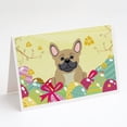thumbnail image 1 of Easter Eggs French Bulldog Cream Greeting Cards and Envelopes Pack of 8, 1 of 2