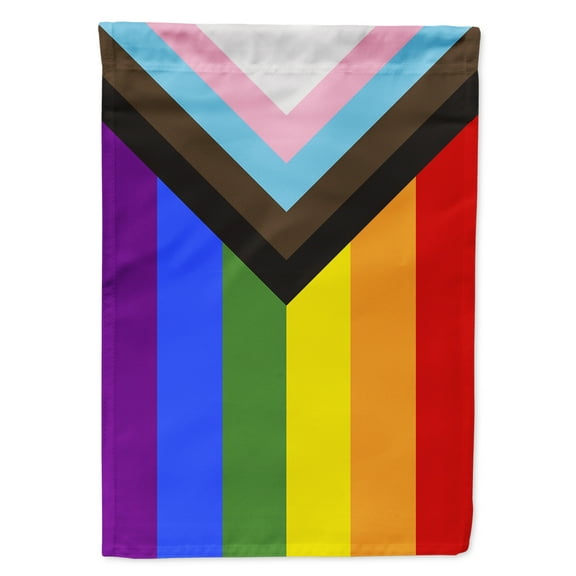 Caroline's Treasures Gay Pride 1' x 1' Polyester Outdoor Flag Weather Proof