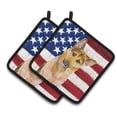 thumbnail image 1 of German Shepherd #2 Patriotic Pair of Pot Holders, 1 of 3