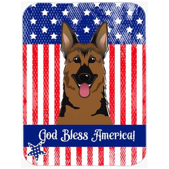Caroline's Treasures German Shepherd Glass Cutting Board Large