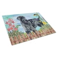 thumbnail image 1 of Caroline's Treasures Giant Schnauzer Spring Glass Cutting Board Large, 1 of 2
