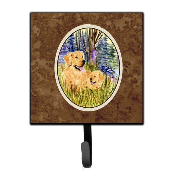 Carolines Treasures SS8014SH4 Golden Retriever Leash Holder or Key Hook, Small, Multicolor