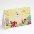 thumbnail image 1 of Caroline's Treasures Great Pyrenese Easter Eggs Greeting Cards with Envelopes, 5" x 7" (8 Count), 1 of 2