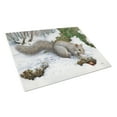 thumbnail image 1 of Caroline's Treasures Grey Squirrel Glass Cutting Board Large, 1 of 2