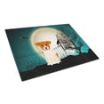 thumbnail image 1 of Caroline's Treasures Halloween Scary Jack Russell Terrier Glass Cutting Board Large, 1 of 2