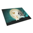 thumbnail image 1 of Caroline's Treasures Halloween Scary Whippet Glass Cutting Board Large, 1 of 2