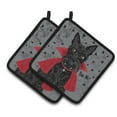 thumbnail image 1 of Caroline's Treasures Halloween Vampire Scottie Pair of Pot Holders, 1 of 3