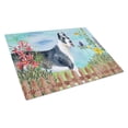thumbnail image 1 of Caroline's Treasures Harlequin Great Dane Spring Glass Cutting Board Large, 1 of 2