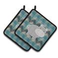 thumbnail image 1 of Hippopotamus Pair of Pot Holders, 1 of 3