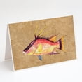 thumbnail image 1 of Hog Snapper Greeting Cards and Envelopes Pack of 8, 1 of 2