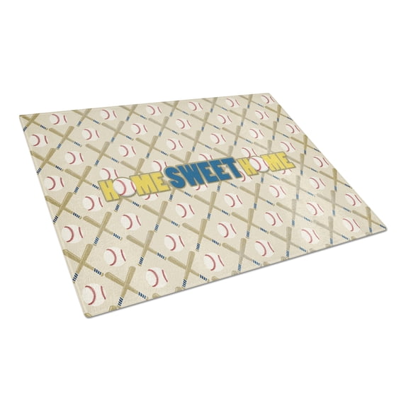 Caroline's Treasures Home Sweet Home Glass Cutting Board Large Size