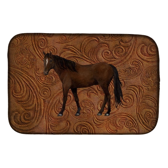 Horse Dish Drying Mat