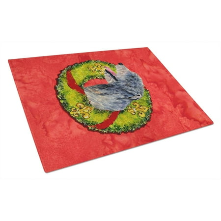Caroline's Treasures Irish Wolfhound Glass Cutting Board Large