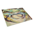 thumbnail image 1 of Caroline's Treasures JMK1097LCB Blue Crab Glass Cutting Board Large, 12H x 16W, multicolor, 1 of 2