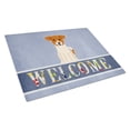 thumbnail image 1 of Caroline's Treasures Jack Russell Terrier Welcome Glass Cutting Board Large, 1 of 2