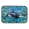 thumbnail image 1 of Caroline's Treasures Killer Whale Orca Dish Drying Mat, 1 of 7