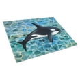 thumbnail image 1 of Caroline's Treasures Killer Whale Orca Glass Cutting Board Large, 1 of 2