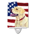 thumbnail image 1 of Caroline's Treasures LH9008CNL Flag with Labrador Ceramic Night Light, 6x4x3", multicolor, 1 of 2