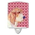 thumbnail image 1 of Caroline's Treasures LH9172CNL Petit Basset Griffon Vendeen Hearts Love Valentine's Day Ceramic Night Light, 6x4x3",, 1 of 2