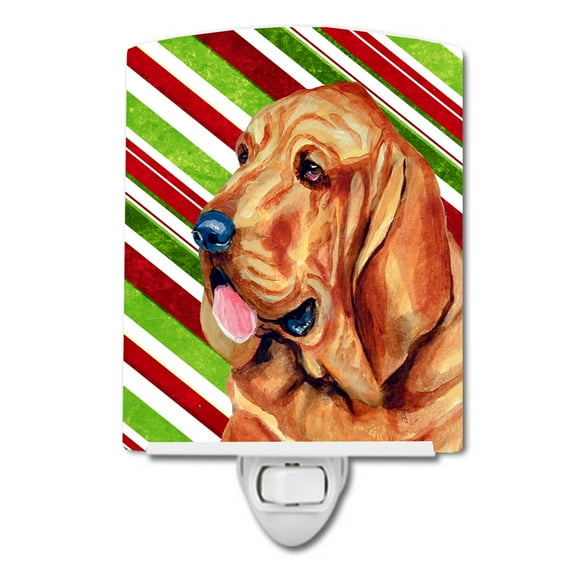 Bloodhound Holiday Christmas Ceramic Night Light