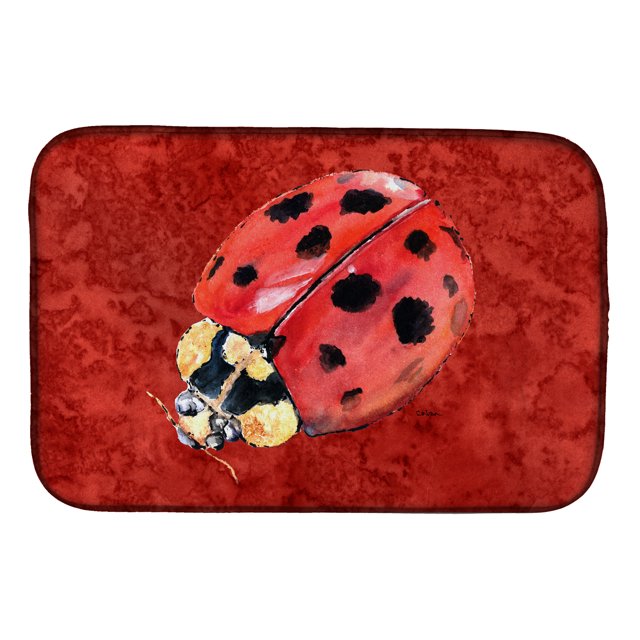 Caroline's Treasures BB5138DDM Pears On Green Dish Drying Mat, 14 X 21