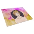 thumbnail image 1 of Caroline's Treasures Leo Zodiac Sign Glass Cutting Board Large, 1 of 2
