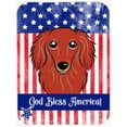 thumbnail image 1 of Caroline's Treasures Longhair Red Dachshund Glass Cutting Board Large, 1 of 2
