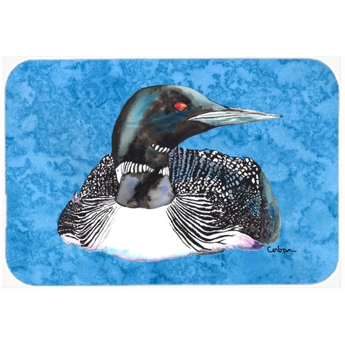 Caroline's Treasures Loon Kitchen/Bath Mat