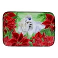 thumbnail image 1 of Caroline's Treasures Maltese Poinsettas Dish Drying Mat, 1 of 7