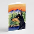 thumbnail image 1 of Manchester Terrier Greeting Cards and Envelopes Pack of 8, 1 of 2