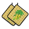 thumbnail image 1 of Caroline's Treasures Mangos on Branch on Basketweave Pair of Pot Holders, 1 of 3