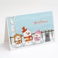 thumbnail image 1 of Merry Christmas Carolers Glen of Imal Grey Greeting Cards and Envelopes Pack of 8, 1 of 2