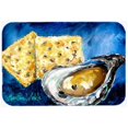 thumbnail image 1 of Caroline's Treasures Oyesters Two Crackers Kitchen/Bath Mat, 1 of 2