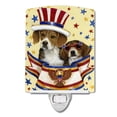 thumbnail image 1 of Caroline's Treasures PPP3017CNL BeagleCeramic Night Light, 6x4x3", multicolor, 1 of 2