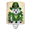 thumbnail image 1 of Caroline's Treasures PPP3214CNL Westie St Patrick's Day Leprechaun Ceramic Night Light, 6x4x3", multicolor, 1 of 2