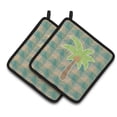 thumbnail image 1 of Caroline's Treasures Palm Tree Pair of Pot Holders, 1 of 2