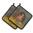 thumbnail image 1 of Patriotic Barn Land of America Pair of Pot Holders, 1 of 2