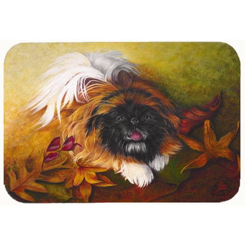 Caroline's Treasures Pekingese Boogie Kitchen/Bath Mat