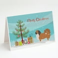 thumbnail image 1 of Pekingese Merry Christmas Tree Greeting Cards and Envelopes Pack of 8, 1 of 2