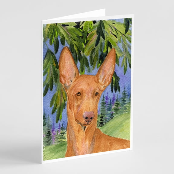 Pharoh Hound Greeting Cards and Envelopes Pack of 8