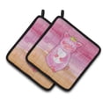 thumbnail image 1 of Caroline's Treasures Pig Watercolor Pair of Pot Holders, 1 of 3