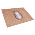 thumbnail image 1 of Caroline's Treasures Polkadot Hedgehog Watercolor Glass Cutting Board Large, 1 of 2