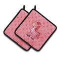 thumbnail image 1 of Caroline's Treasures Polkadot Horse Watercolor Pair of Pot Holders, 1 of 3