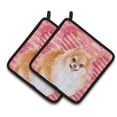 thumbnail image 1 of Caroline's Treasures Pomeranian #2 Love Pair of Pot Holders, 1 of 3