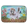 thumbnail image 1 of Caroline's Treasures Poodle Spring Dish Drying Mat, 1 of 7