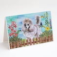 thumbnail image 1 of Poodle Spring Greeting Cards and Envelopes Pack of 8, 1 of 2
