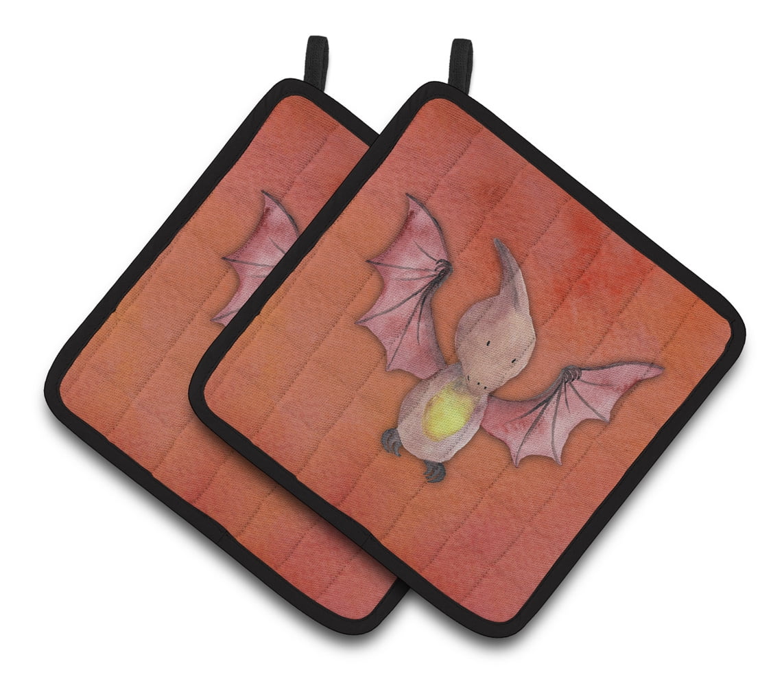 Caroline's Treasures Pterodactyl Watercolor Pair of Pot Holders
