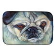 thumbnail image 1 of Pug in Thought Dish Drying Mat, 1 of 2