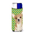 thumbnail image 1 of Caroline's Treasures RDR3013MUK Chihuahua  Shamrock Day Hugger for Slim Cans Multicolor, 1 of 6
