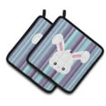 thumbnail image 1 of Caroline's Treasures Rabbit Face Pair of Pot Holders, 1 of 2